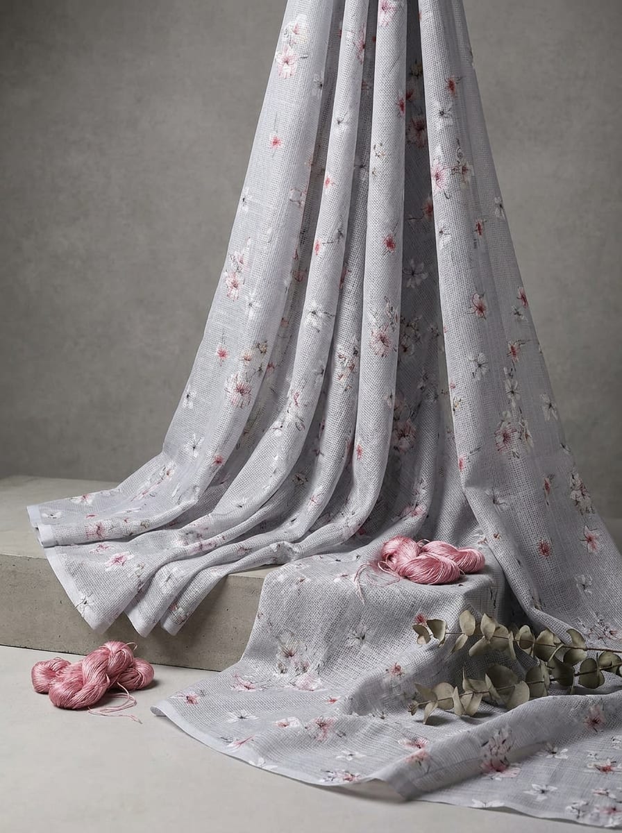 Where Dainty Florals Meet Woven Air