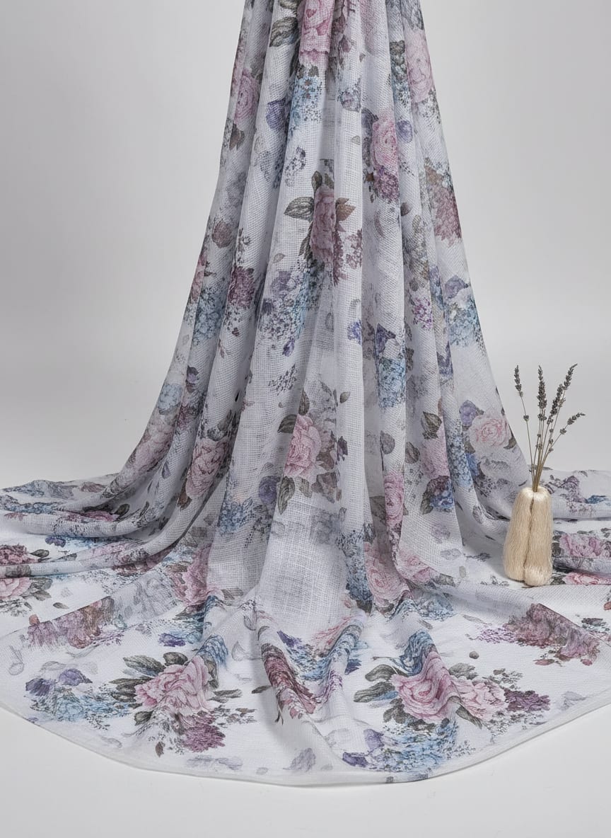 A Floral Print with a Vintage Heart