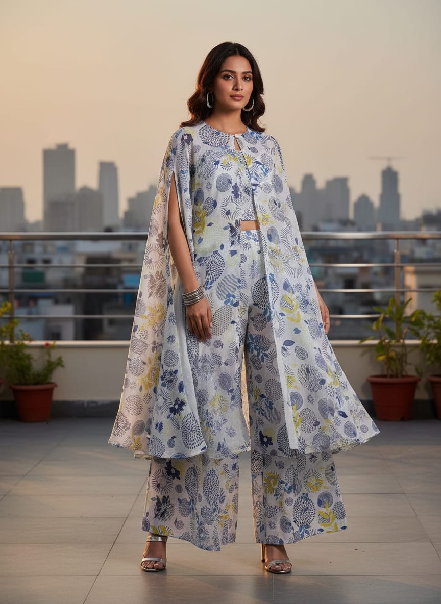 Gorgeous Damask Kota Doria Digital Print Fabric Material