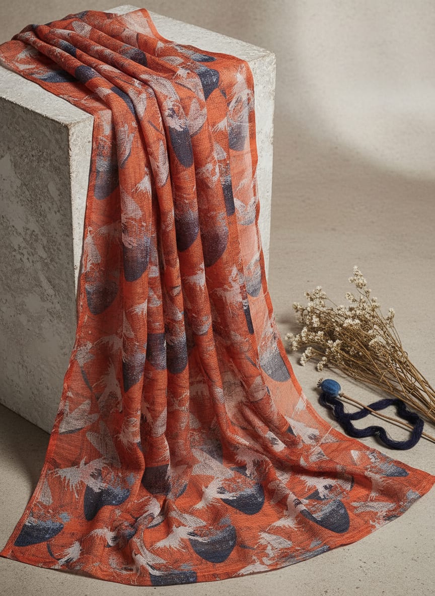 Where Painterly Strokes Meet Woven Air