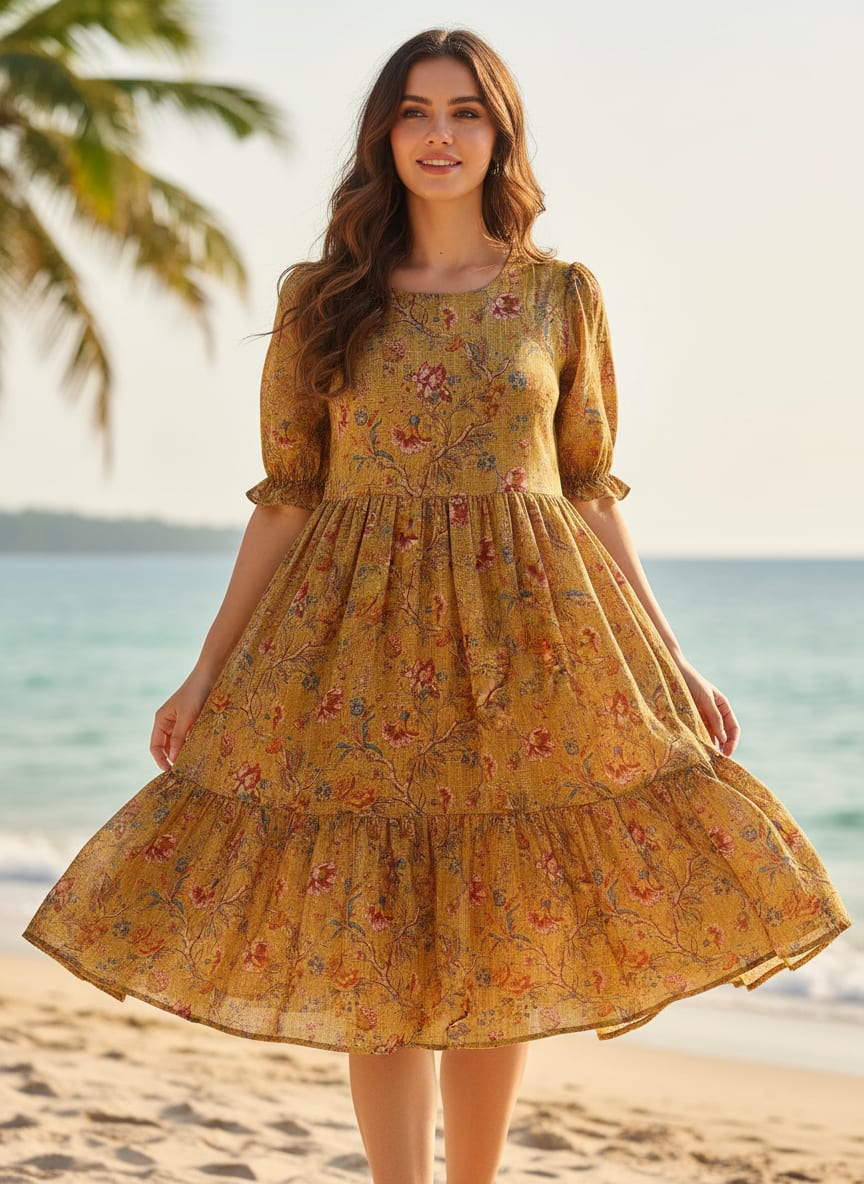 Classy Floral Velly Kota Doria Material with Decorative Flower Print
