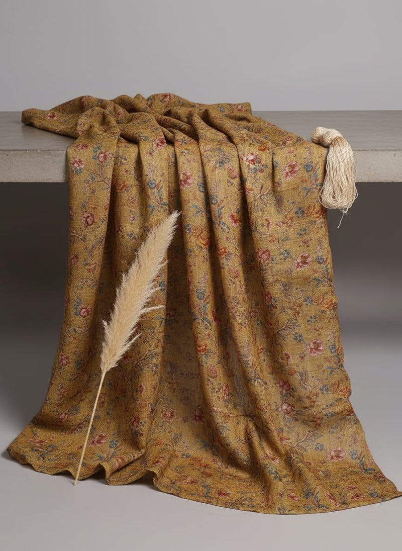 Classy Floral Velly Kota Doria Material with Decorative Flower Print
