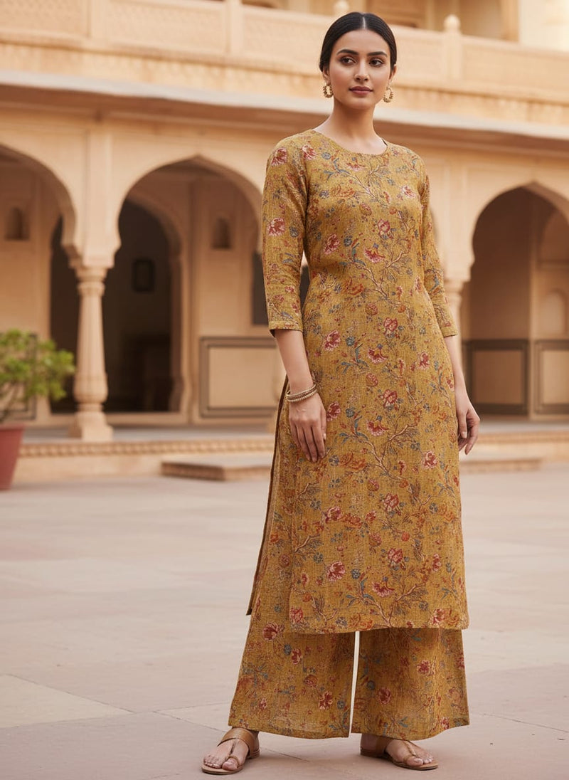 Classy Floral Velly Kota Doria Material with Decorative Flower Print
