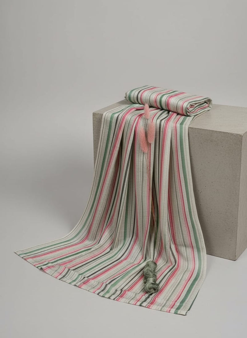 Gorgeous Strips Kota Doria Digital Printed Fabric Material