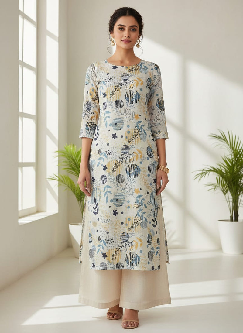 Gorgeous Decorative Kota Doria Digital Printed Fabric for Dress Making