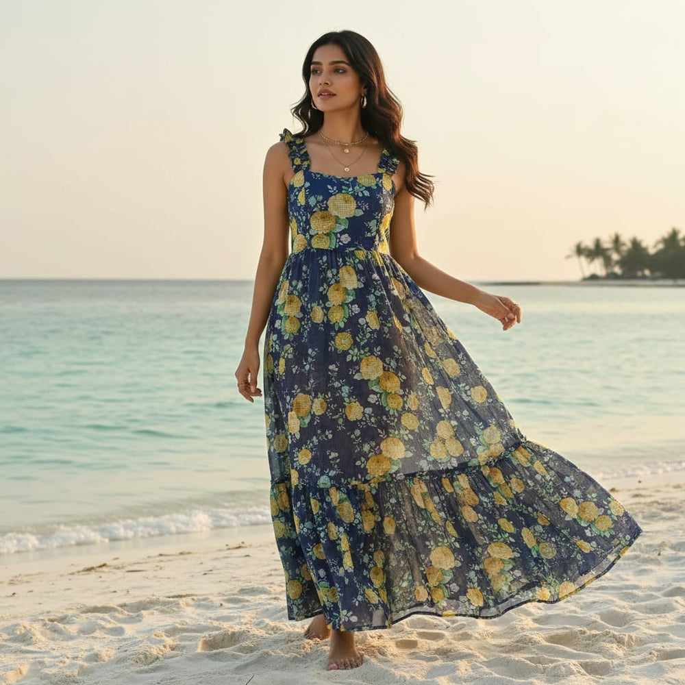 Where Classic Weave Meets Summer Blooms