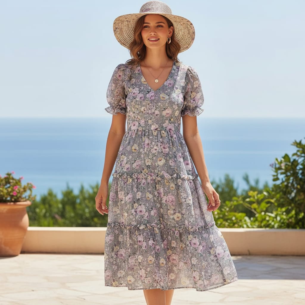 Gorgeous Kota Doria Digital Printed Fabric Material for Dress Making
