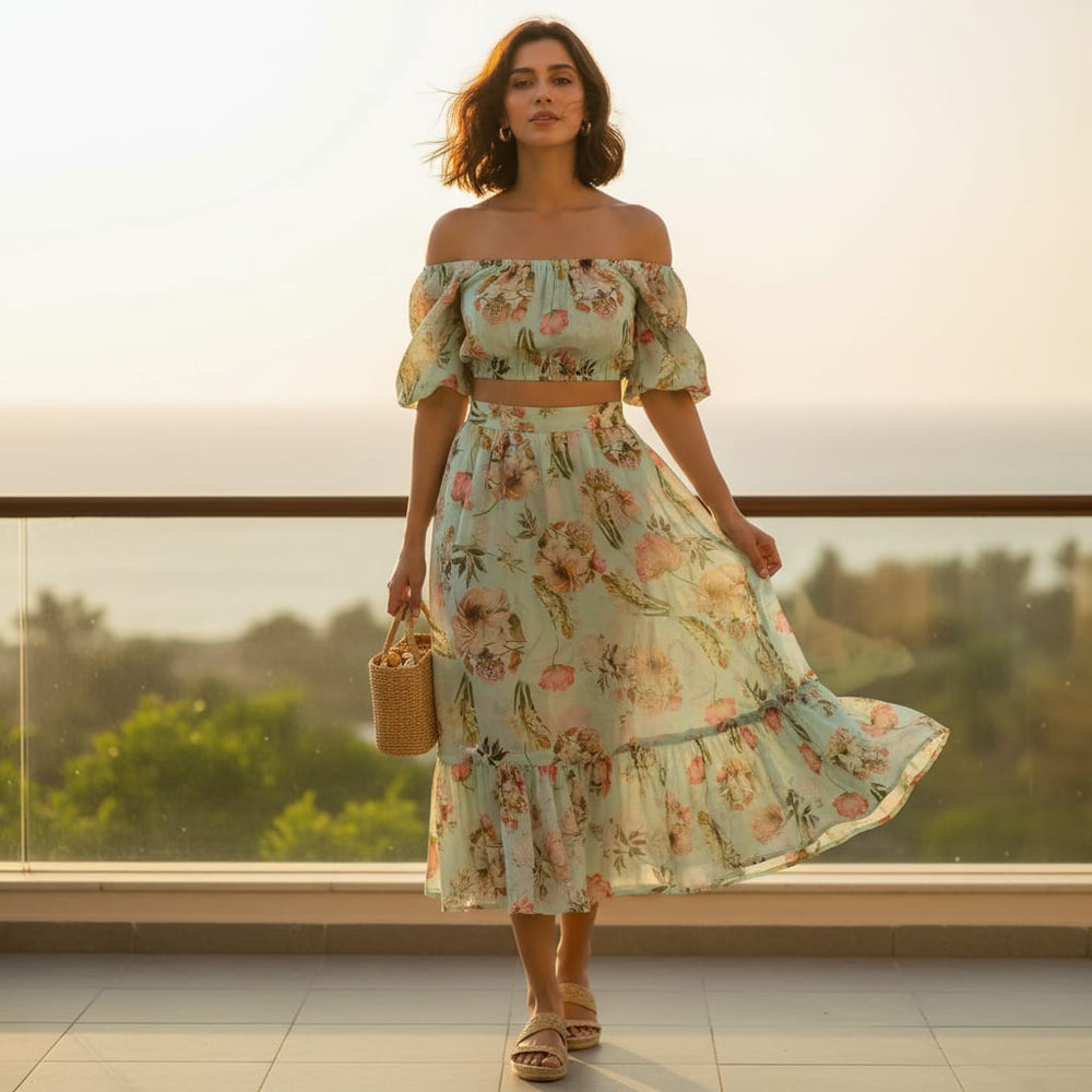A Print That Whispers of Summer Gardens
