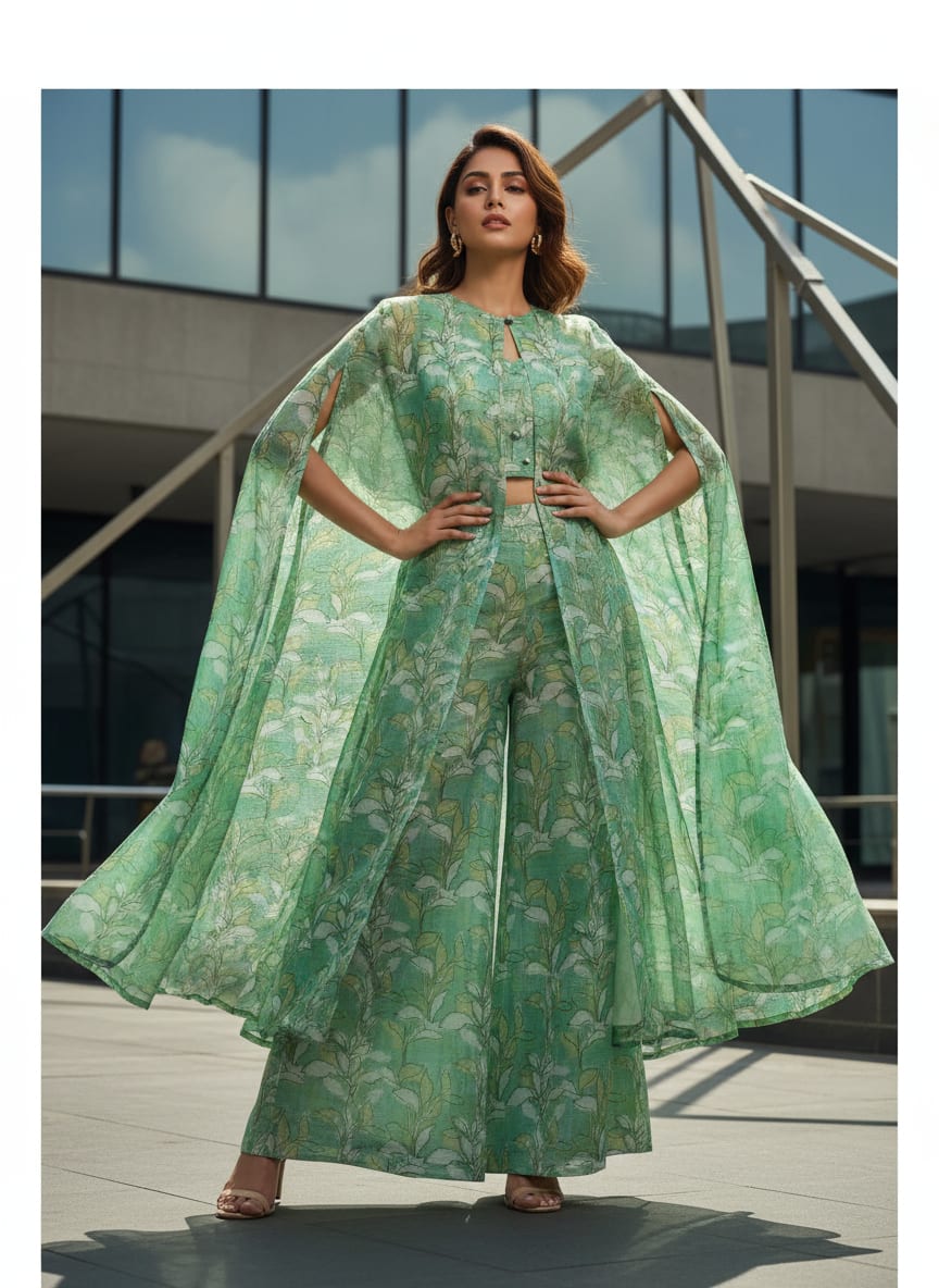 A Print That Breathes with the Fabric