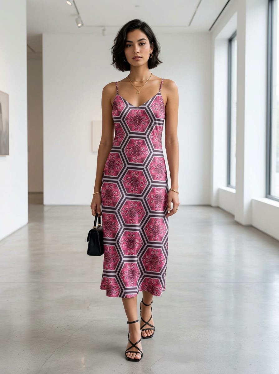 Where Modern Geometry Meets Traditional Art