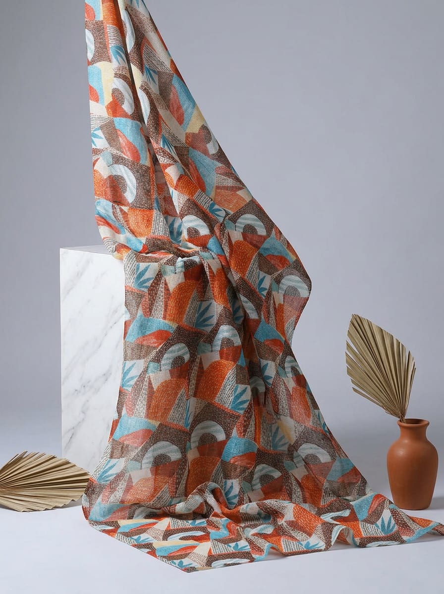 A Wearable Collage of Texture and Form