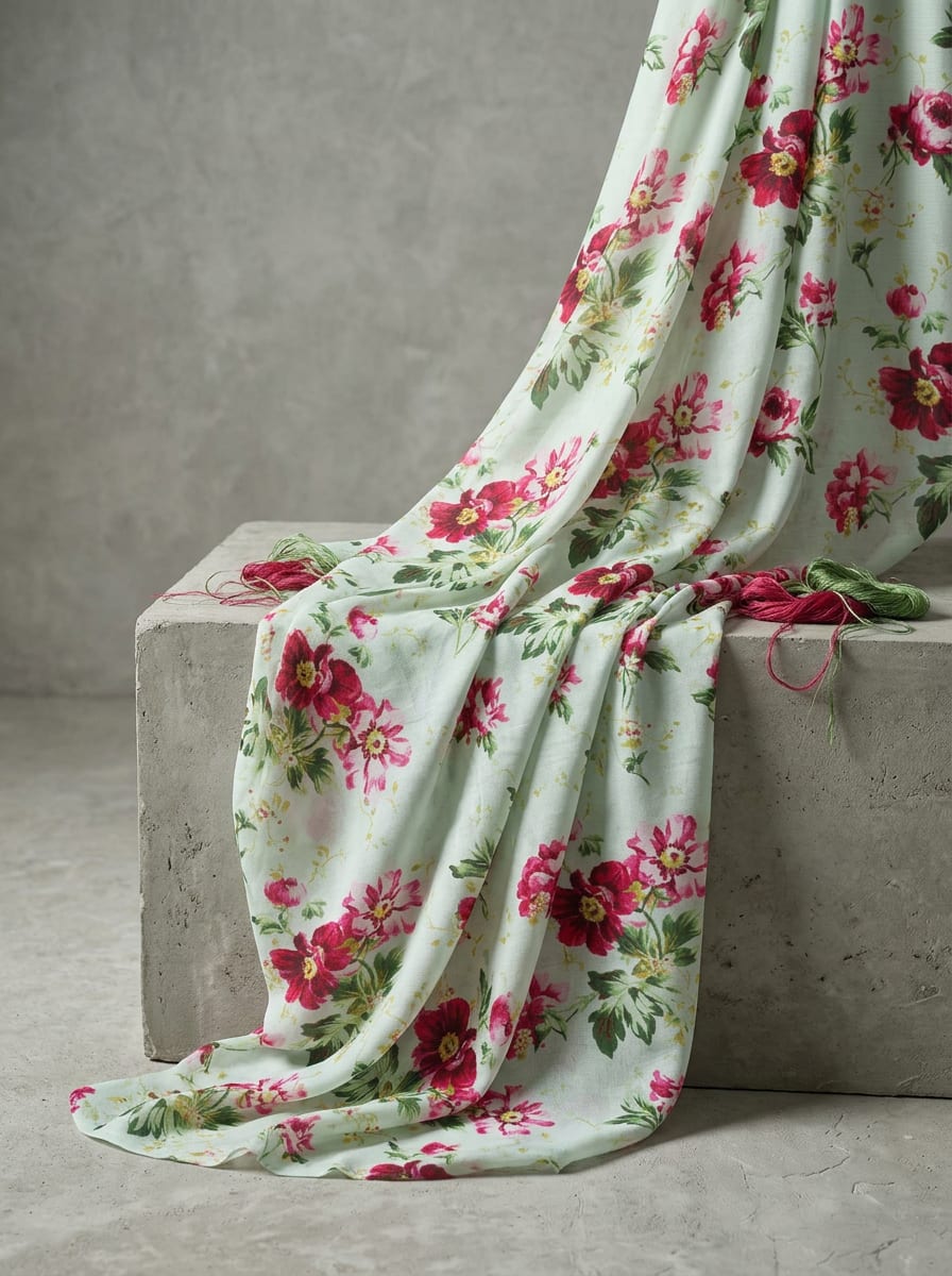 A Print That Blooms from the Canvas