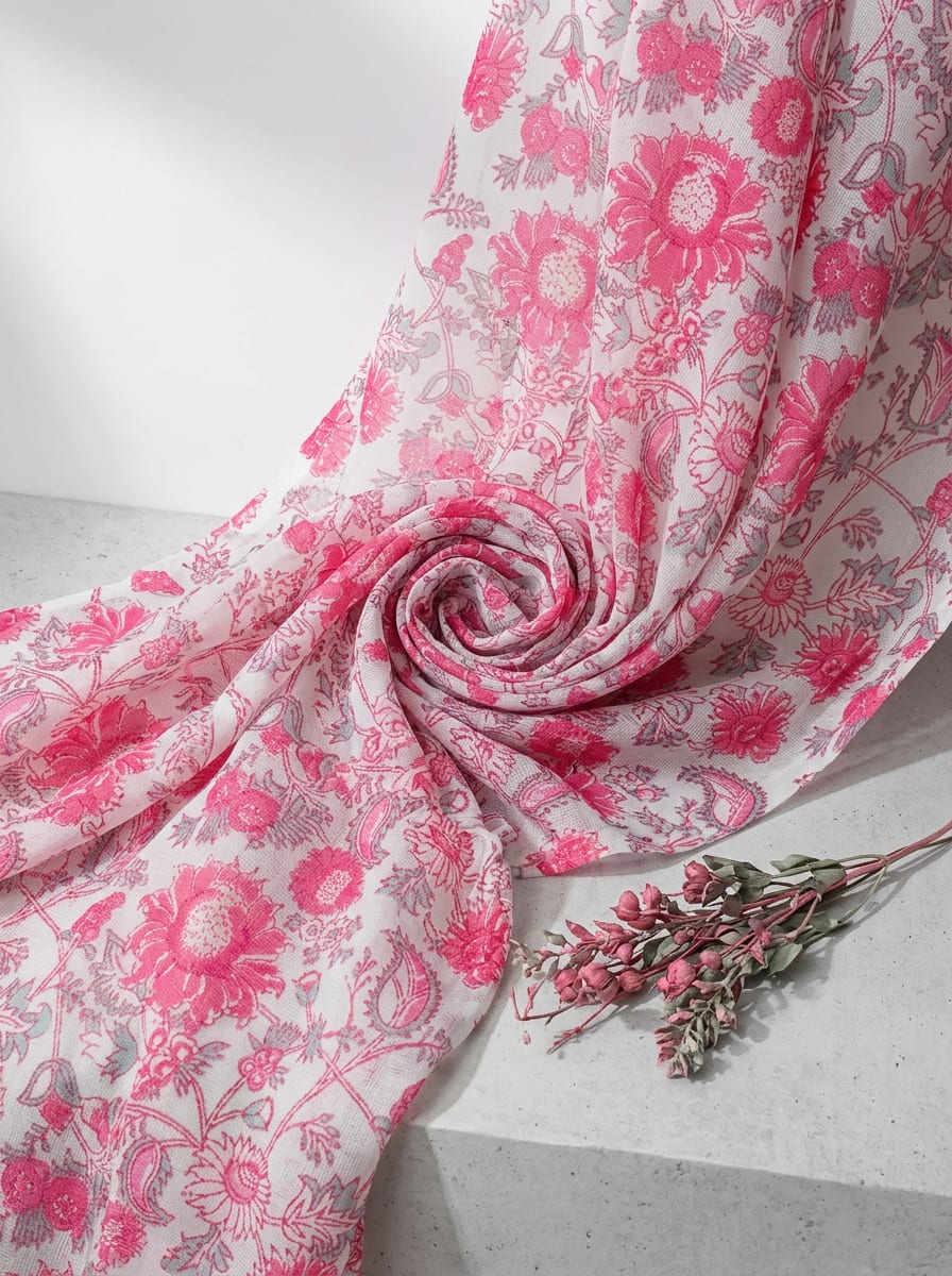 A Timeless Floral Drawn from Tradition