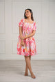 Pink Printed Muslin Dress – 87.2