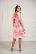 Pink Printed Muslin Dress – 87.4 137b154f 1c08 42b2 932f b23f3244339b