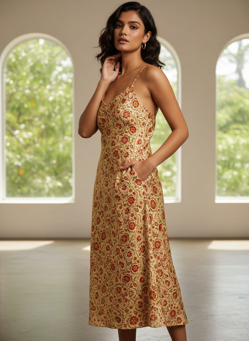 Dola Silk Printed Fabric