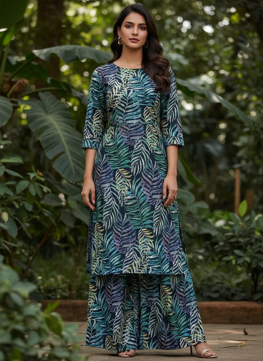 A Print That Breathes with Tropical Artistry