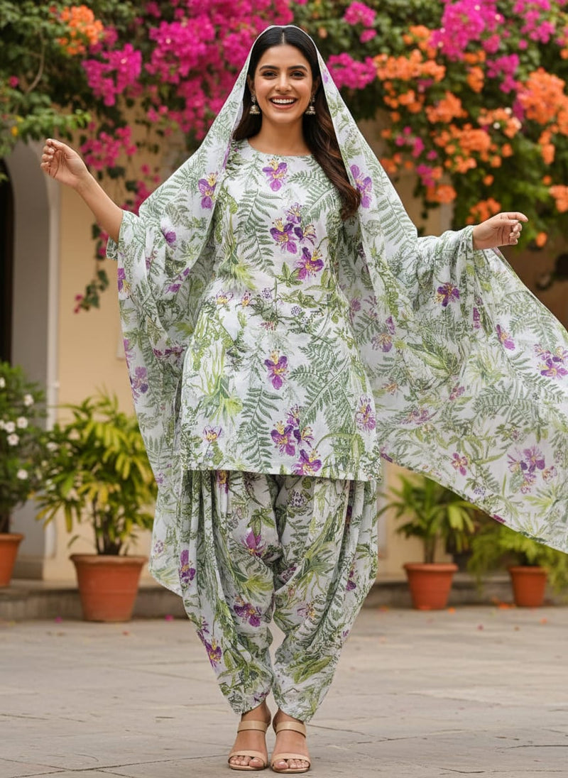 Floral Linen Fabric