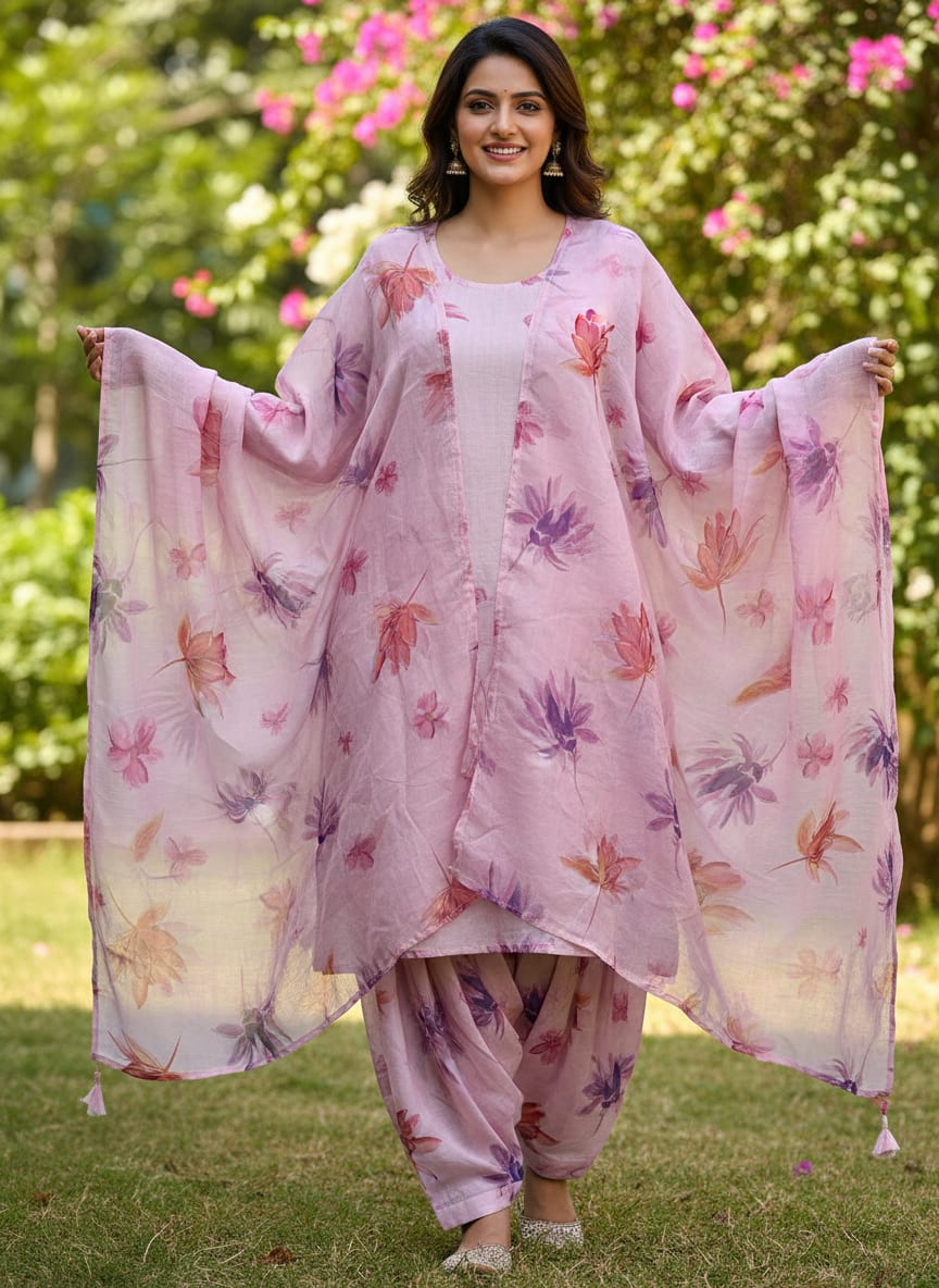 Pink Floral Fabric