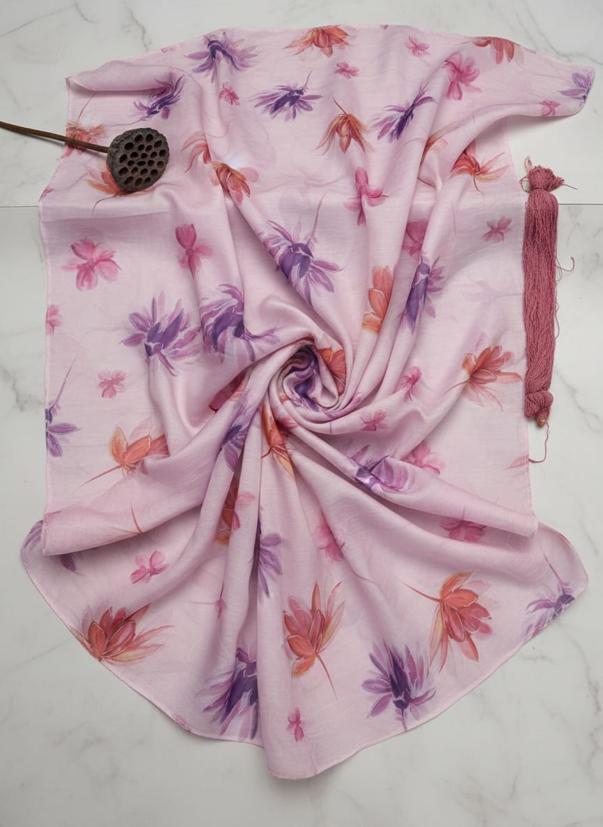 Pink Floral Fabric