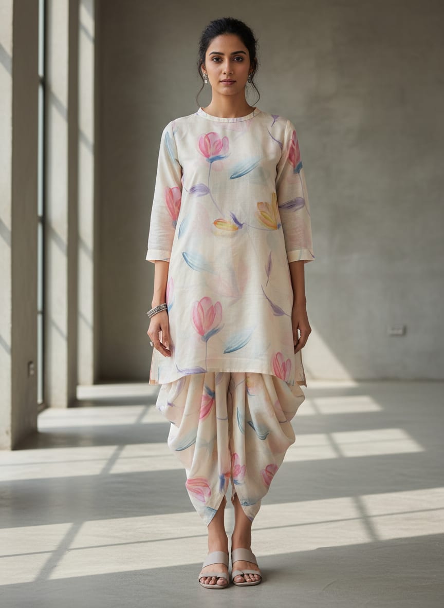 Where Watercolour Meets Woven Cloth