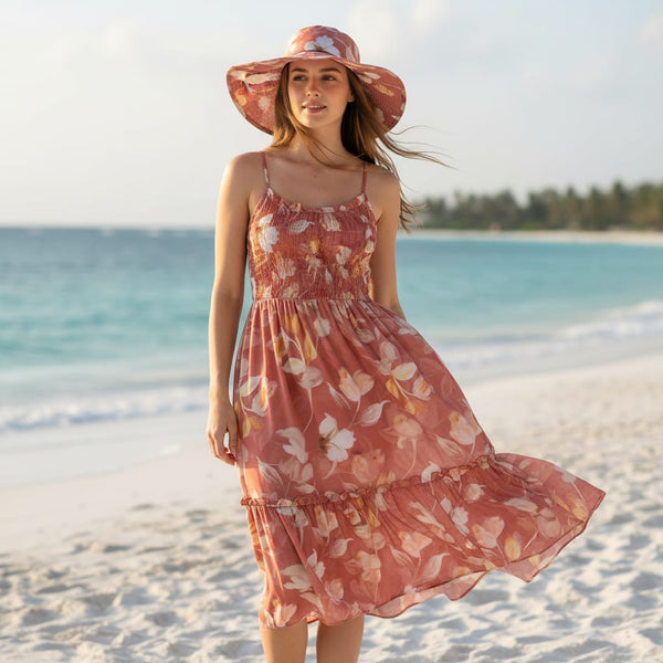 Floral Printed French Crepe - alternate view