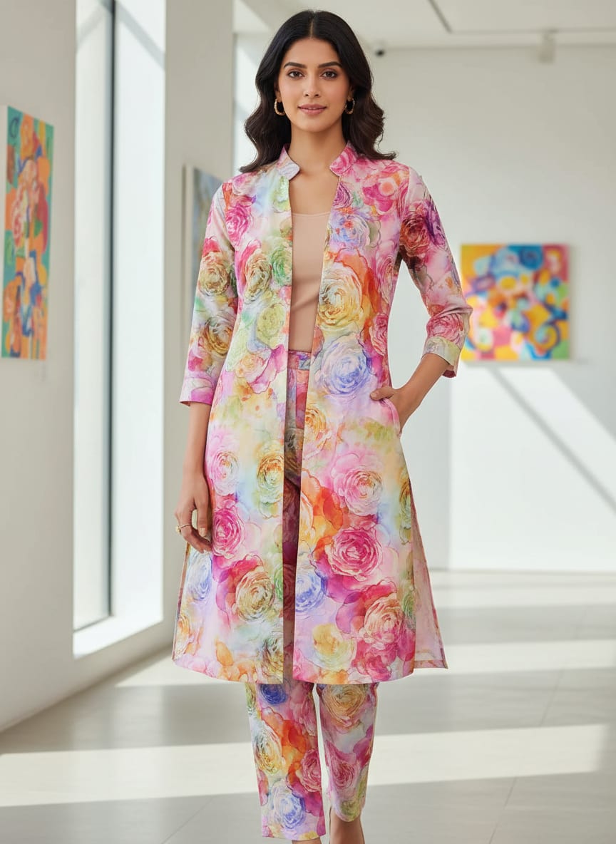 Where Watercolour Meets Woven Cloth