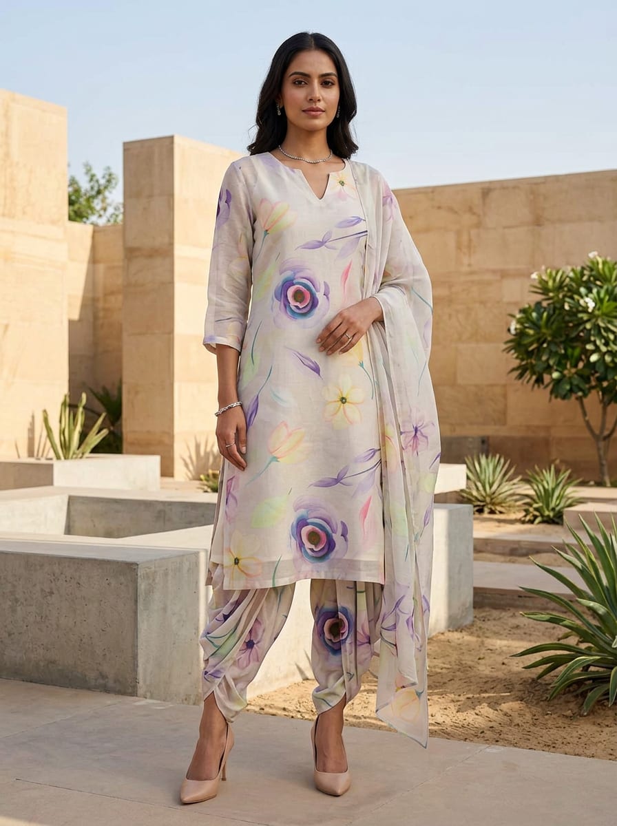 Where Watercolour Meets Woven Cloth