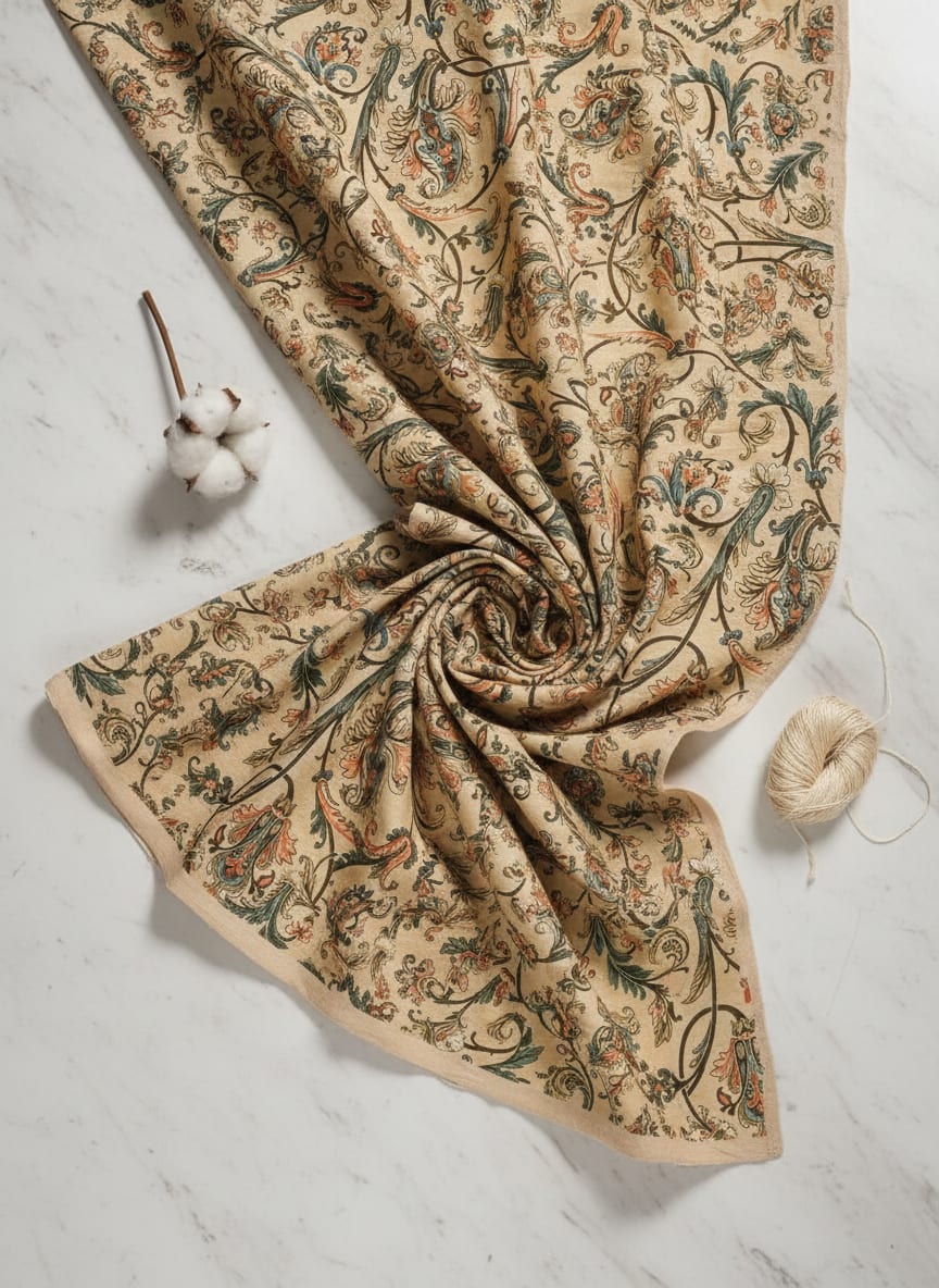 A Timeless Pattern of Vines and Paisley