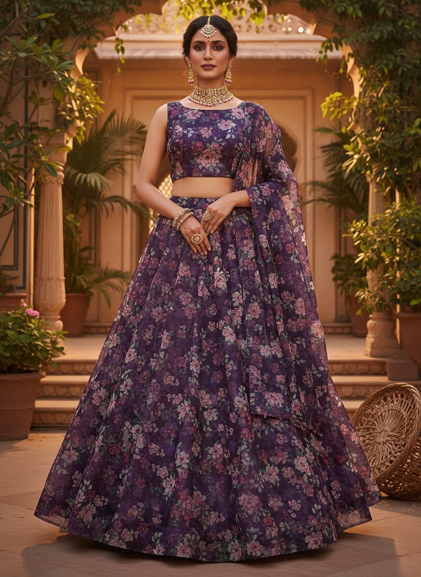 A Floral Print Found in Twilight