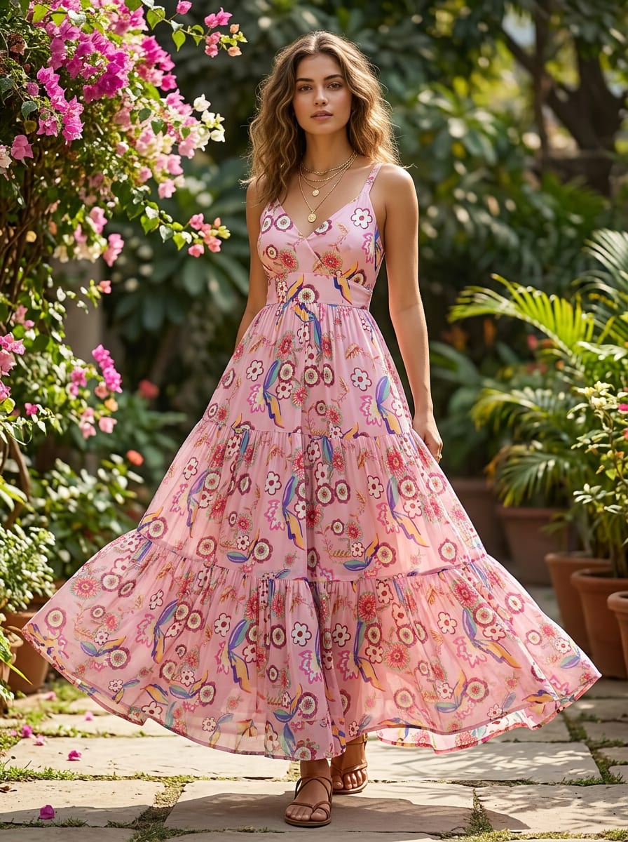 A Cheerful Print from a Bohemian Dream