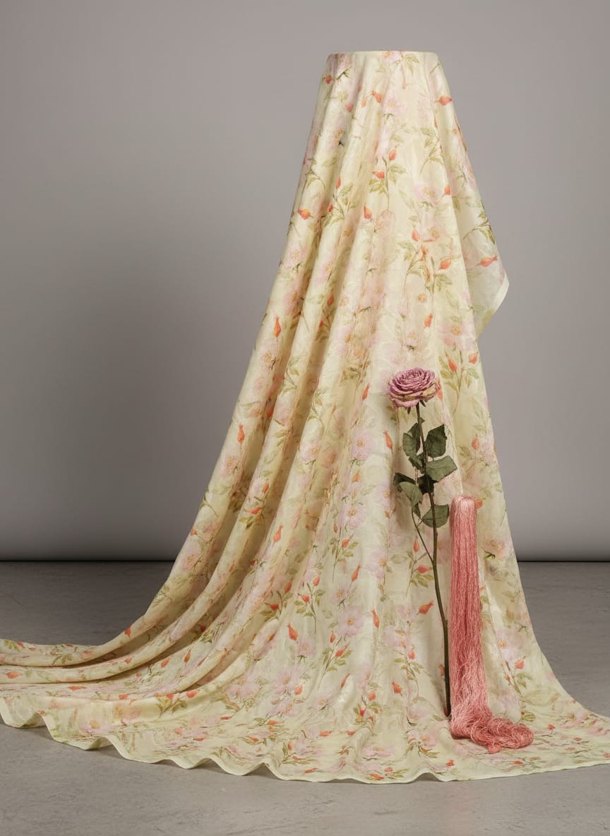 A Print That Breathes with Softness