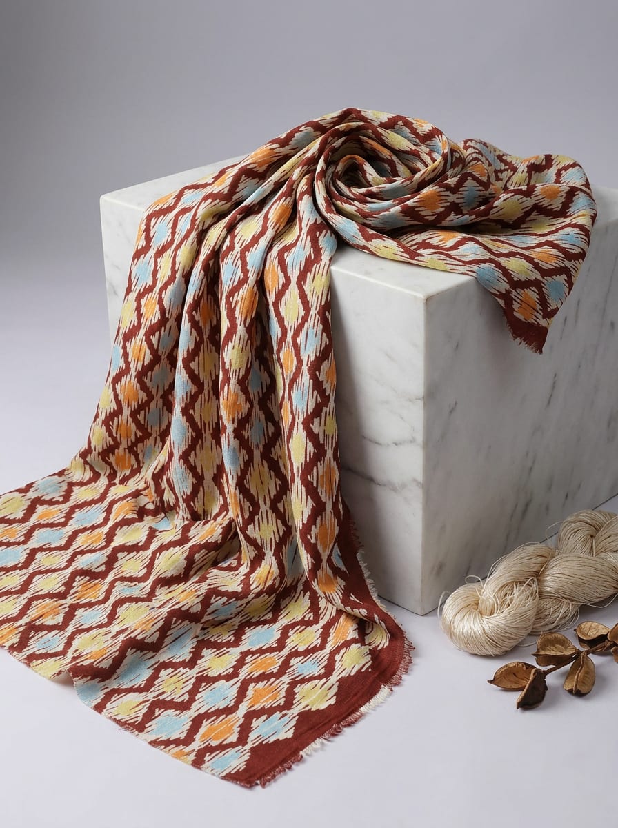 Where Traditional Ikat Meets Modern Art