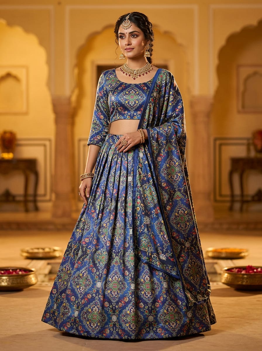 A Pattern Recalling Royal Brocades