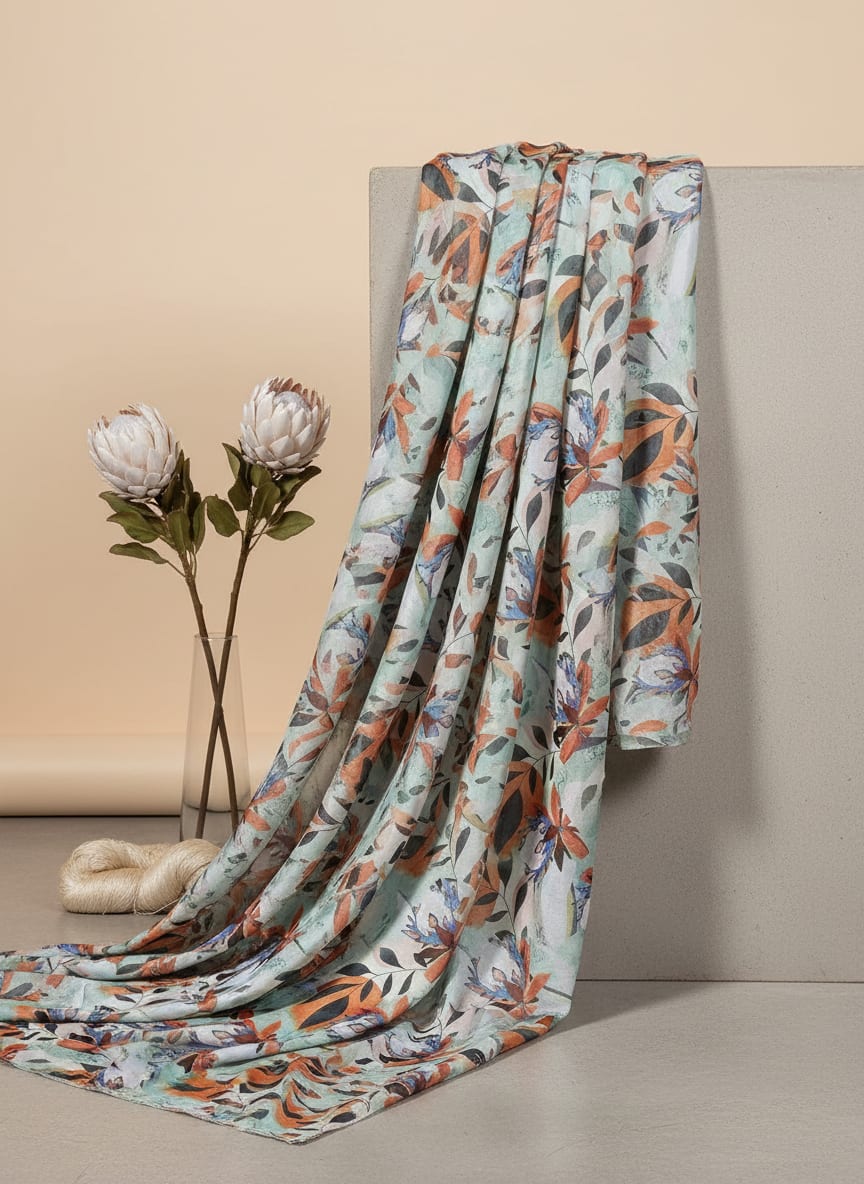 Where Watercolour Meets Woven Cloth
