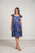 Flowy Floral Printed Midi Dress – 91.2