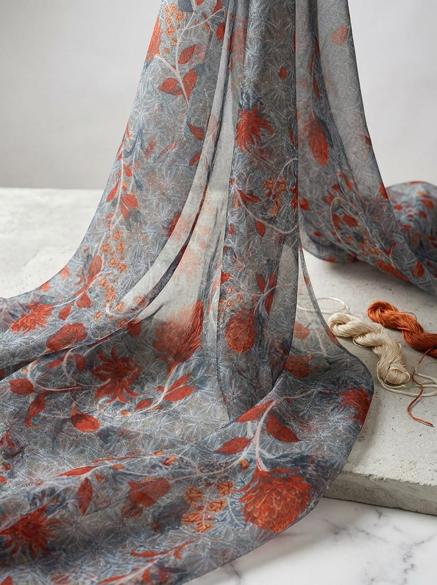 Where Fiery Blooms Meet a Muted Canvas