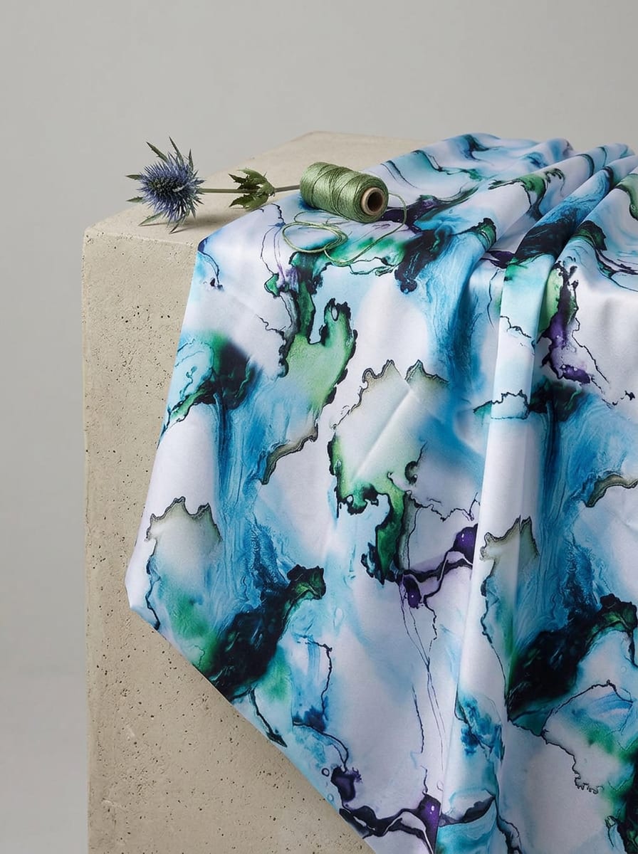 Where Liquid Color Meets Woven Cloth