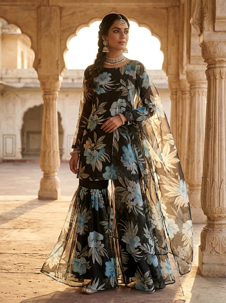 A Floral Print for the Evening Hours