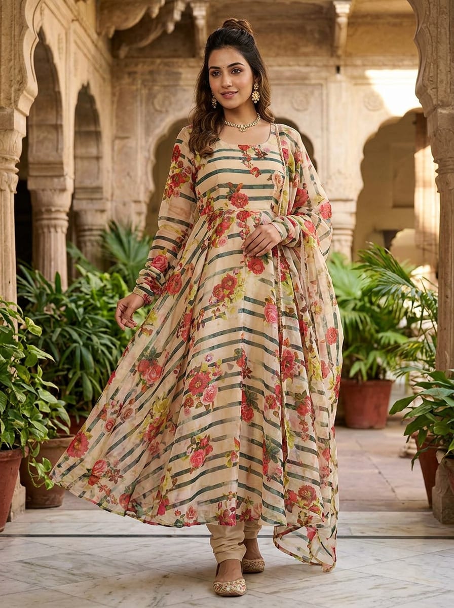 Where Garden Florals Meet Graphic Lines