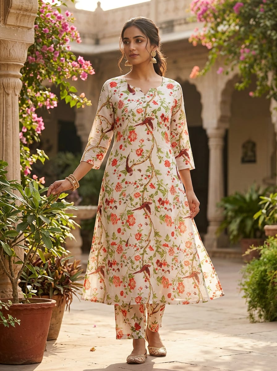 Where Garden Vistas Meet Fine Fabric