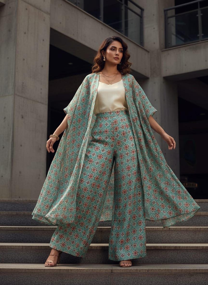 A Timeless Motif, Reimagined in Teal