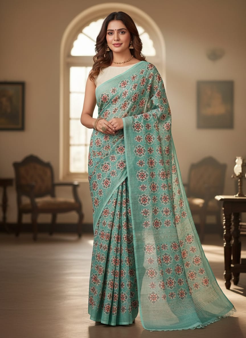 A Timeless Motif, Reimagined in Teal