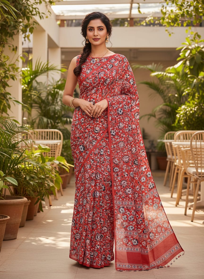 A Traditional Motif, Reimagined in Red
