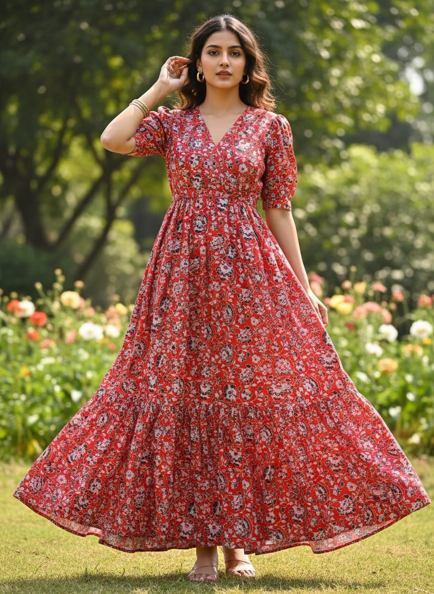 A Traditional Motif, Reimagined in Red