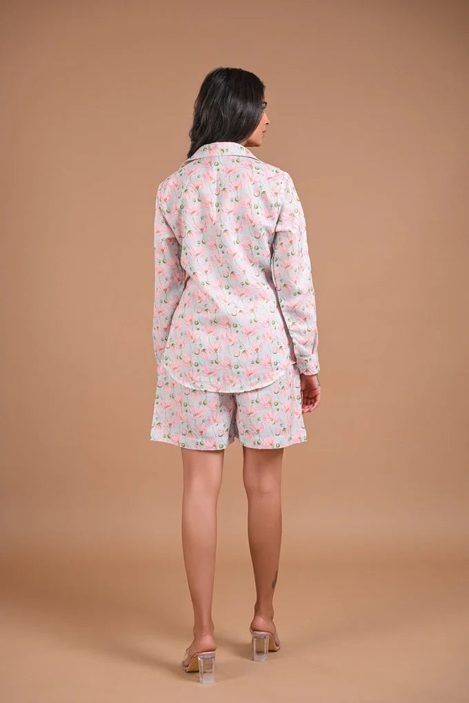 Floral Linen Co-ord Set – 98.5