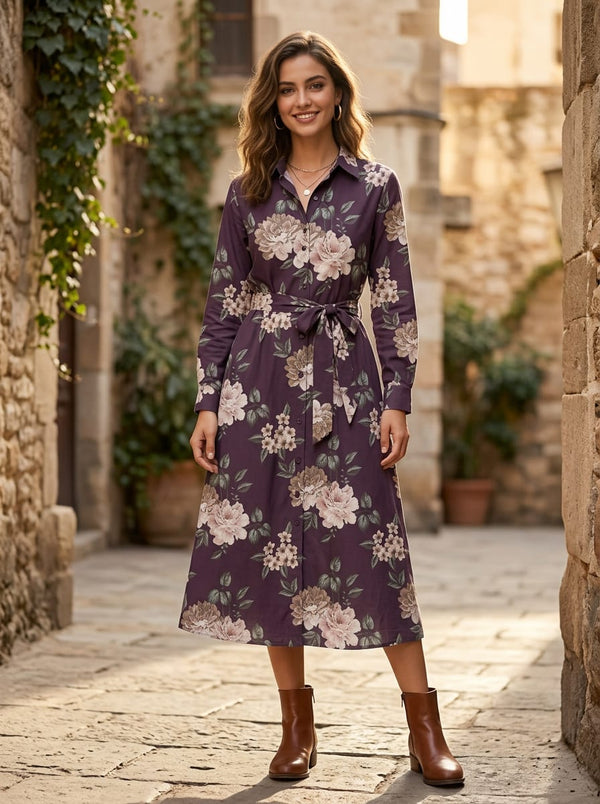 Pure Cotton - Pure - Design 2079 - Shirt Dress Lookbook - PCO-0-2079-108 - alternate view