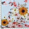 Classy floral print silk crepe fabric from FAB VOGUE Studio – cr 0 0ta71407 110 d