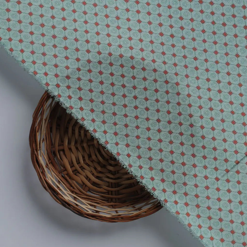 Prisma Rhombus Diamond Digital Printed Fabric - Silk Crepe – cr 0 ma01157 110 d