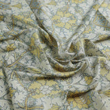 Tan Damask Silk Crepe Printed Fabric – cr 0 ma0129 110 c